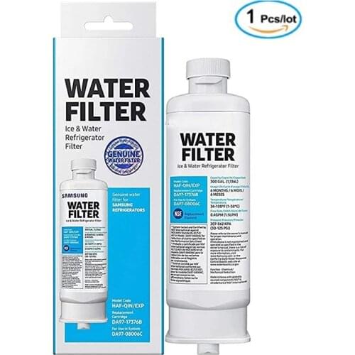 Replace Samsung DA97-17376B, HAF-QIN / EXP refrigerator water filter, 1 pack