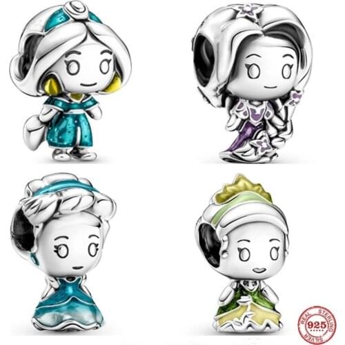 Summer Fashion Jewelry Women 925 Sterling Silver Friendship Bracelet DIY Designer Charm Fit Original Pandora Bangle Beads Gift