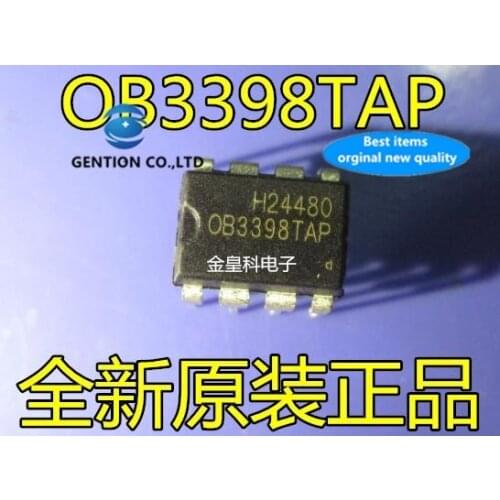 10PCS OB3398TAP DIP8 power management chip are of good quality in stock 100% new and original