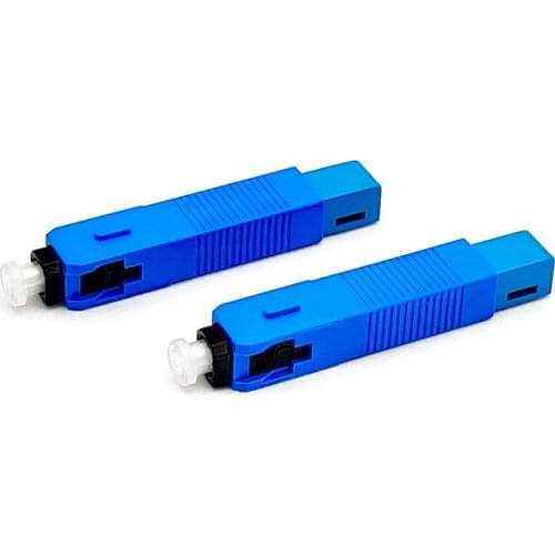 100PCS high quality ESC250P Field Assembly Optical Connector SC UPC FTTH Fiber Fast Connector Free shipping