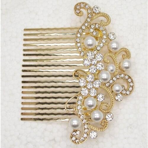 12pcs/lot Wholesale Flower Hair Comb Fashion Hair jewelry Wedding party L102