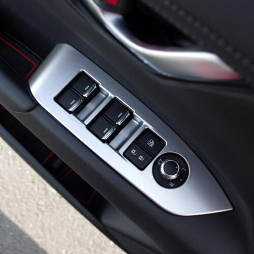 ABS chrome Inner Door Armrest Button Decoration Trim Car-covers Upgrade For MAZDA CX-5 CX5 2nd Generation 2017 2018 Car Styling