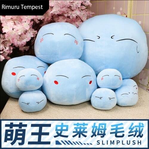 Anime That Time I Got Reincarnated as a Slime Rimuru Tempest Cute Plush Stuffed Pillow Siesta Cushion Cosplay Birthday Xmas Gift