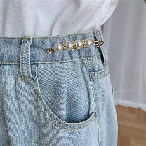 Waist Artifact Trousers Skirt Waist Size Big Change Small Pin Clothes Cardigan Sweater Anti-glare Buckle Fixed Brooch