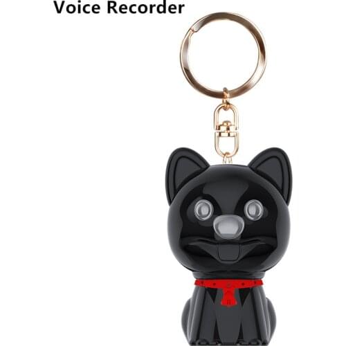 Digital Little Dog Voice Recorder WAV MP3 WMA Format Smart Sound Control Ativated Voice Recording Long Working Time Simple Used