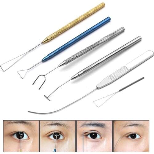 Double Eyelid Designer Arc Triangle U Z T Shaped Simulator Double Eyelid Measuring Embedding Cosmetic Plastic Surgery Instrument