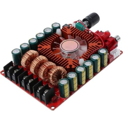 TDA7498E 2x160W Dual Channel AUdio Amplifier Board 24V Stereo Power Amp Module Support Single Channel for Car Vehicle Computer