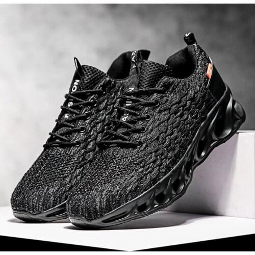Breathable Lightweight Mens Sneakers Casual Fashion Running Sports Shoes Stable Non-Slip Wear-Resistant Zapato Large Size 39-48