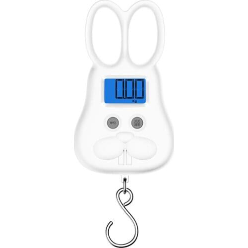 Electronic scale express scale cartoon scale 50kg portable portable hanging scale hook scale charging