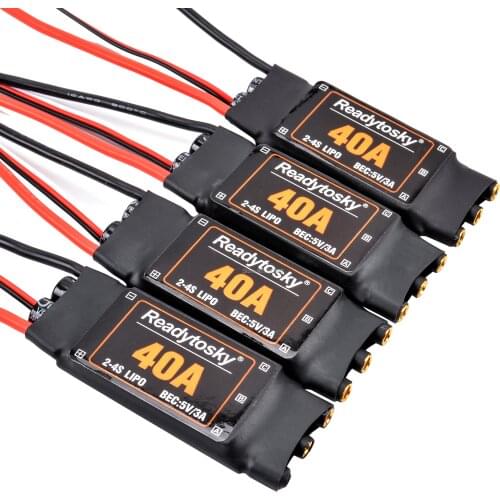 NEW 40A ESC 2-4S 5V/3A Brushless ESC Electronic Speed Controller For F450 S500 ZD550 RC Helicopter Quadcopter