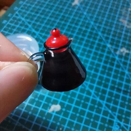 Handmade Coffee Pot 3D Silicone Resin Molds DIY Mini Coffee Maker Mould Art Craf Dried Flower Resin Decorative DIY Hand Crafts