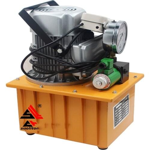 HHB-700A High Pressure Electric Hydraulic Pump Electric Oil Pump Pedal - with Solenoid Valve Oil Pressure Pump