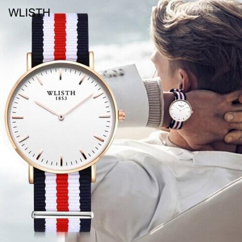 Mens Watch WLISTH Fashion Quartz Couple Watch Japan Imported Movement Waterproof Simple Small Dial A3400