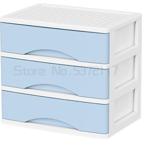 Desktop storage box, plastic drawer file storage rack, cosmetics dormitory stationery mask box