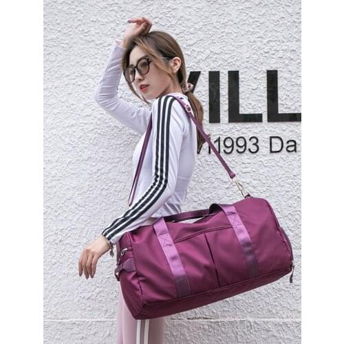 2021 New Trendy Wet and Dry Separation Shoe Position Sports Gym Bag Travel Bag Yoga Bag Custom Logo