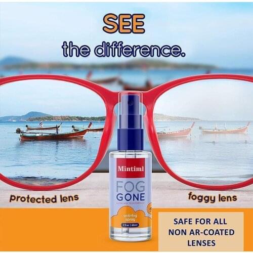 New Solid State Defog Anti Fog Agent for Swim Goggles Glass Lens Diving Mask Cleaner Solution Antifogging Spray Mist Dropship