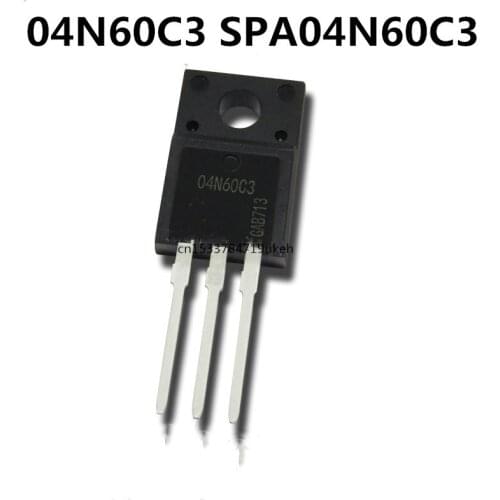 Original 5pcs/ 04N60C3 SPA04N60C3 TO-220F 650V 4.5A