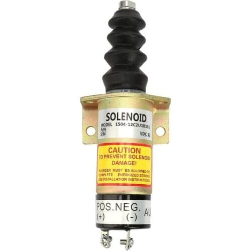 1504-12C2U1B1S1 Shut Off Solenoid Valve 12V Engine Shut Off Stop Solenoid