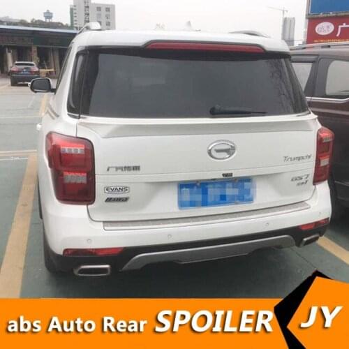 For Trumpche GS7 Spoiler 2017-2019 Trumpche GS8 spoiler sed High Quality ABS Material Car Rear Wing Primer Color Rear Spoiler