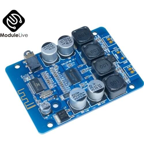 TPA3118 2x30W Wireless Bluetooth Stereo Audio Receiver Digital Power Amplifier Board Module DC 12V 24V Audio Input Speakers Wifi
