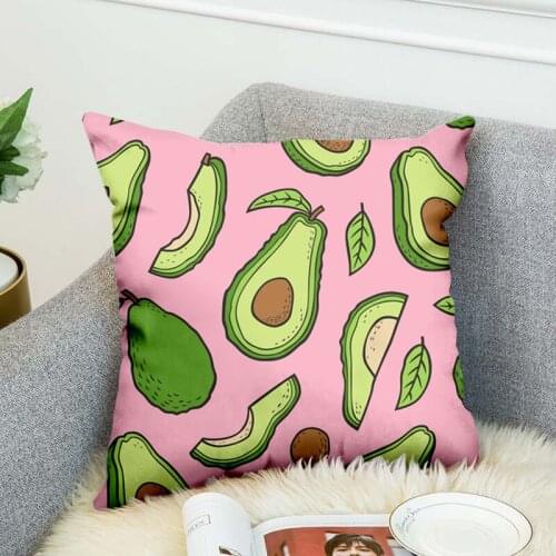 Tropical Plants Pillow Case Polyester Decorative Pillowcases Green Leaves Throw Pillow Cover Square Poszewki Na Poduszki style9