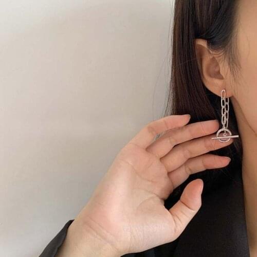 Chain Drop Earrings Long Tassel For Women Simple Original Design Trendy Wedding Gift Korean Geometry Fashion Jewelry BOYULIGE