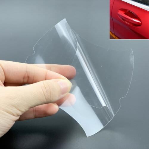 4pcs Car Door Handle Bowl Protector Sticker for Chevrolet Volt Malibu Camaro Cobalt Orlando Spark Colorado Bolt Onix Traverse