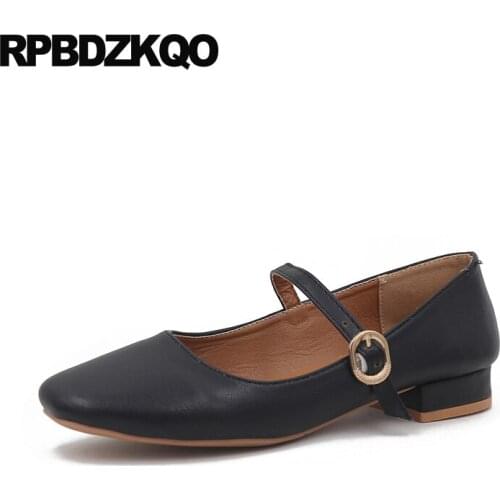 Ladies factory direct flats mary jane korean japanese chinese comfy 2019 women designer shoes china latest black square toe drop