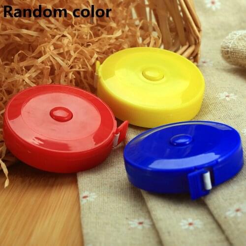 1pc Measuring Ruler Sewing Tailor Tape Measure Soft Flat Sewing Ruler Meter Sewing Measuring Tape Random Color