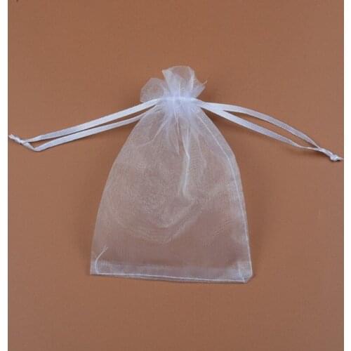 100pcs Jewelry Bag 10*15cm Wedding Gift Organza Bag Jewelry Packaging Display & Jewelry Pouches