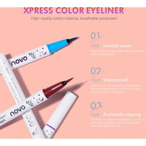 12colors New Color Eyeliner Matte Quick-drying Waterproof No Blooming Creative Makeup Eyeliner Glamour Eye Makeup Cosmetic TSLM1