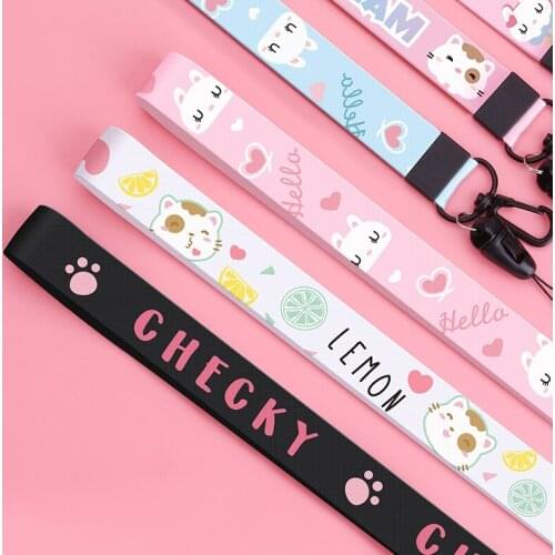 40pcs Fashion Girls Phone Straps Neck Lanyard for Phones Lanyard for ID Cards Charm Pendant Straps Mobile Phone Accessories