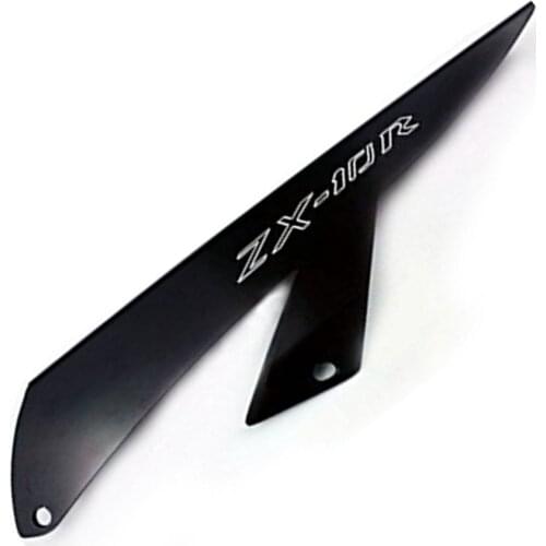 Free Shipping New For Kawasaki Ninja ZX10R 2006 2007 Aluminum Chain Guard Black Aftermarket Motorcycle Parts