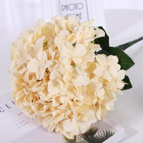New Seven-headed Hydrangea Artificial Flower Wedding Simulation Flower Wall Photography Decorative Flower Plant Wall