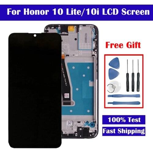 For Huawei Honor 10 Lite LCD Display Touch Screen Digitizer Honor 10 lite HRY LX1 LX2 LCD Screen Free Shipping