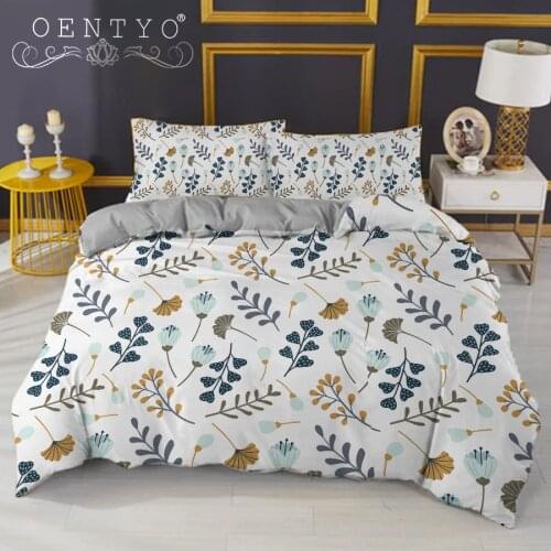 3d Bedding Set Flower Duvet Cover Luxury Pastoral Style Comforter Cover Daisy Bedclothes 2/3pcs Bedroom Quilt Cover Pillowcase