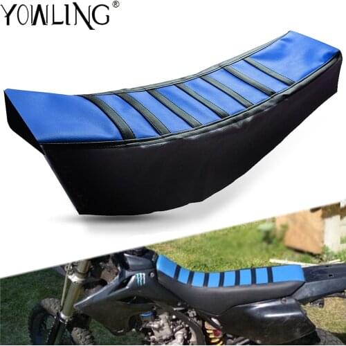 FOR YAMAHA SEROW 225 250 XTZ125 XT250X WR250R/X YFM250 YFM700 Raptor YFZ 450/R/X Dirt Bike Enduro Ribbed Gripper Soft Seat Cover