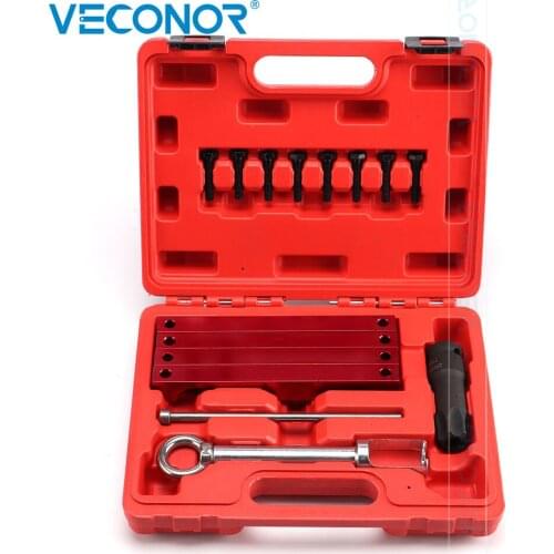 Engine Timing Tool Kit Set for Mercedes Benz M157 M276 M278 and Injector Puller Removal Tool & T100 Socket