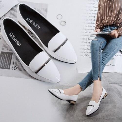 2018 spring new womens shoes fashion casual women flat shoes comfortable low-heeled small shoes women