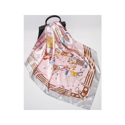 90*90cm New All-match Printed Scarf Womens Ever-Changing Decorative Large Square Scarf Scarf