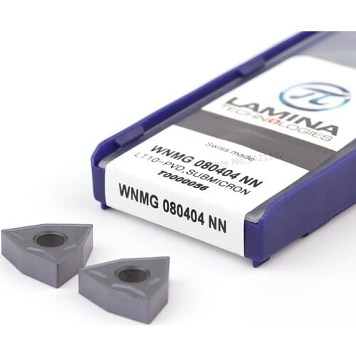 10PCS WNMG080404 NN LT10 WNMG080408 Original External Turning Inserts Carbide Turning Tools Lathe Tools Milling Machine Tools