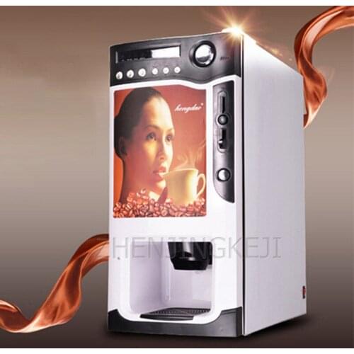 Coffee Machine Fully Automatic Unmanned Sell Machine Milk Tea Instant Chong Diao Coin Operated Coffee Machine Commercial Small