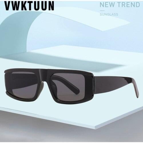 VWKTUUN Sunglasses Men Jelly Color Glasses UV400 Driving Driver Shades Vintage Rectangle Sun glasses Outdoor Sport Eyewear