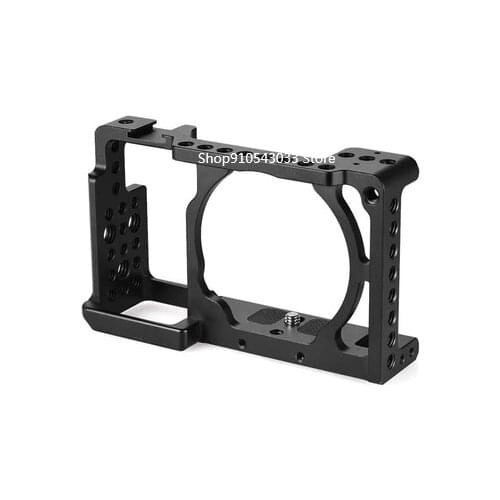 Photography Camera Cage Video Film Movie Making Stabilizer 1/4" Screw Cold Shoe Mount for Sony A6500/A6400/A6300/A6000 Camera