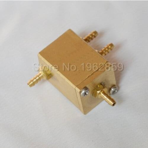 2pcs/lot Dental Chair Single Air Control Water Valve Square Water Control Valve 4 Connectors 3mm Dental Material Equipment Parts