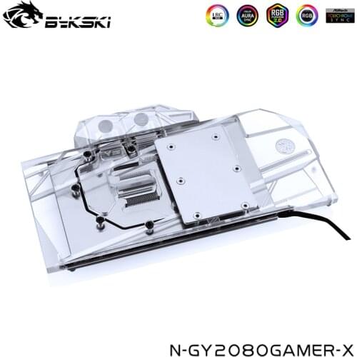 Bykski Water Block For Galaxy Geforce GALAXY Geforce RTX 2080 GAMER ,GPU/VGA Cooler ,Water Cooling Block,N-GY2080GAMER-X