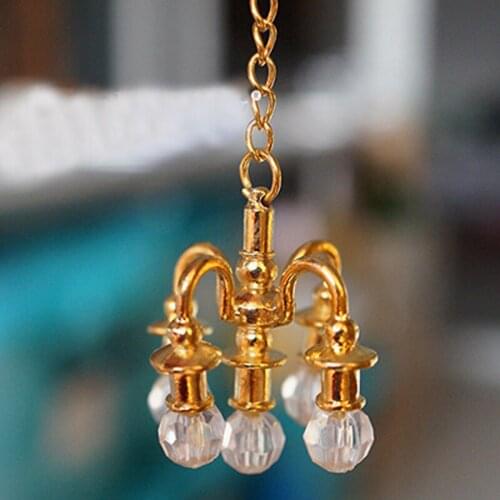 1:12 Dollhouse Miniatures Doll House Lighting Model (Can no light up) Miniature Furniture Decoration Accessories Toy