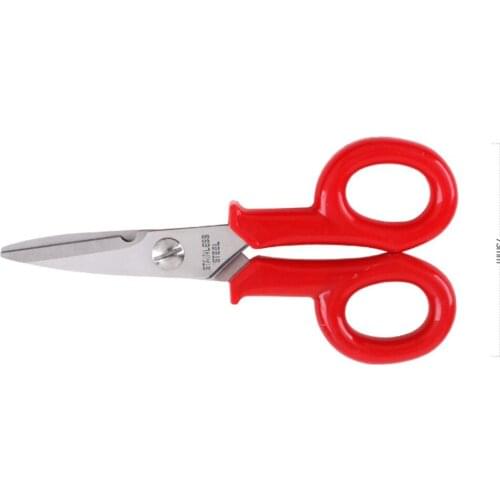 1 Pcs Electricians Scissors Cable Wire Strip Cutter Tool 140mm Stainless Steel Heavy Duty Home Hand Tools