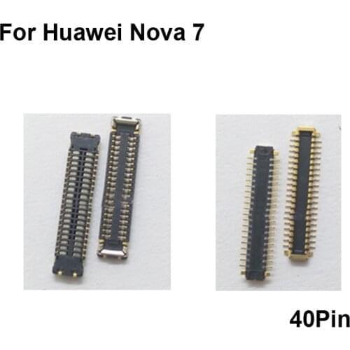 5pcs FPC connector For Huawei Nova 7 LCD display screen on Flex cable on mainboard motherboard For Huawei Nova7