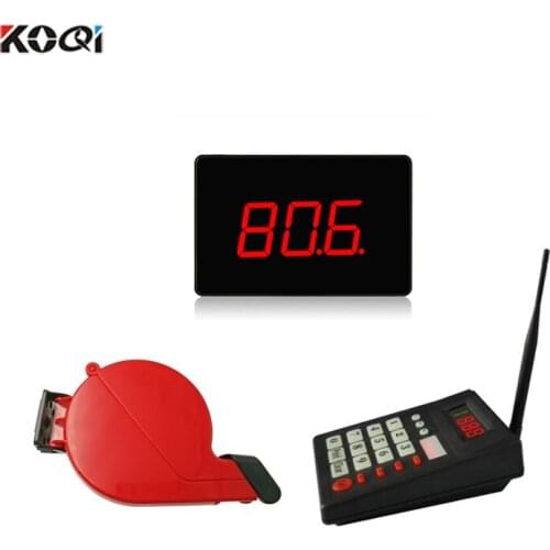 Wireless Take Queue Calling System With Fashion Design And Best Price 433.92MHZ Frequency